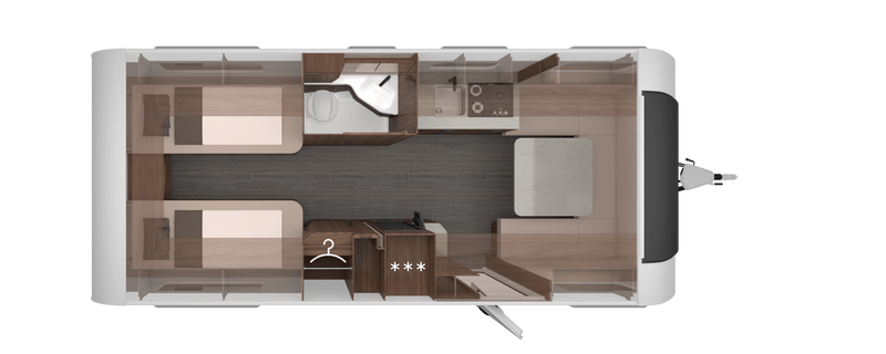 Knaus Nordwind 600 UE (2027) — plattegrond