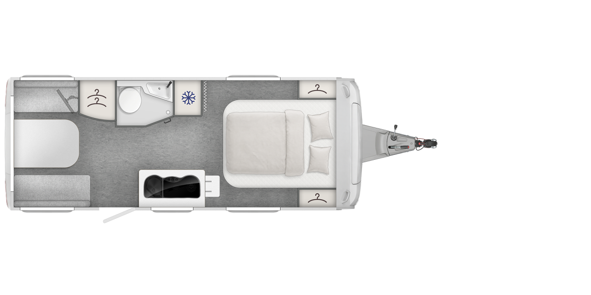 LMC Style Greyline Komfort 450 D (2027) — plattegrond