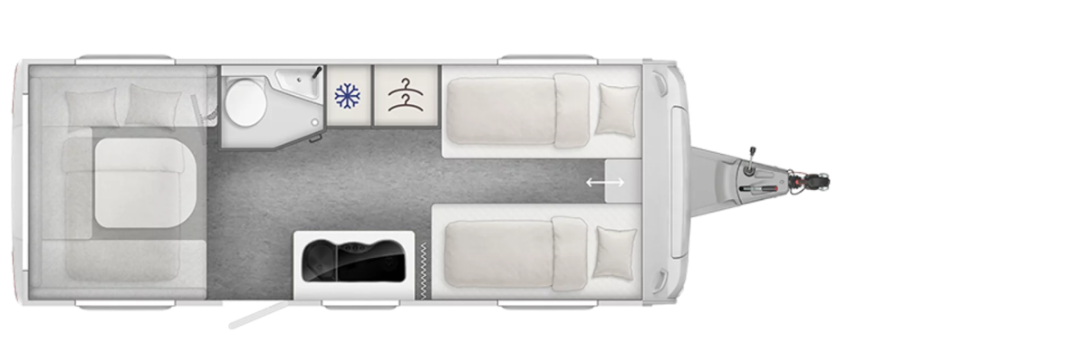 LMC Style Lift 500 E (2027) — plattegrond